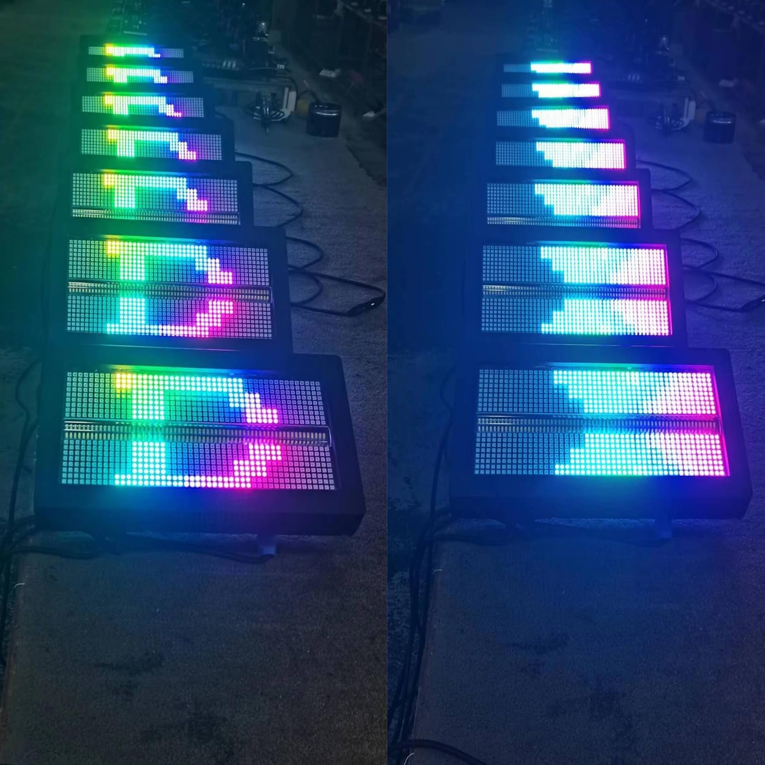 1768227196 JUNMAN 400W RGBW Led Strobe Light DJ Disco Stage Wash Effect Panel Lights DMX512 417145 Channels Effect Lighting.jpg