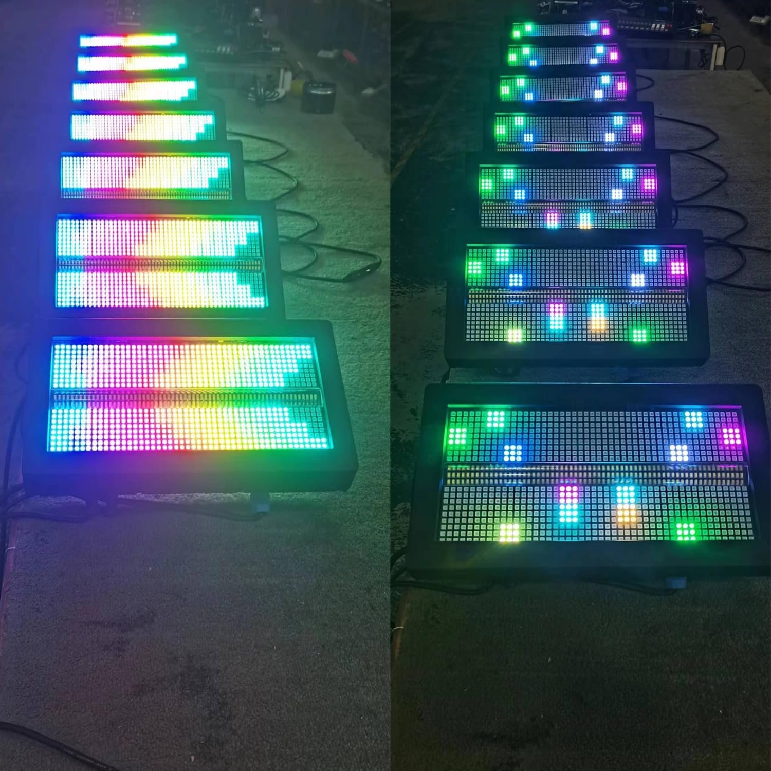 1768227197 JUNMAN 400W RGBW Led Strobe Light DJ Disco Stage Wash Effect Panel Lights DMX512 417145 Channels Effect Lighting.jpg