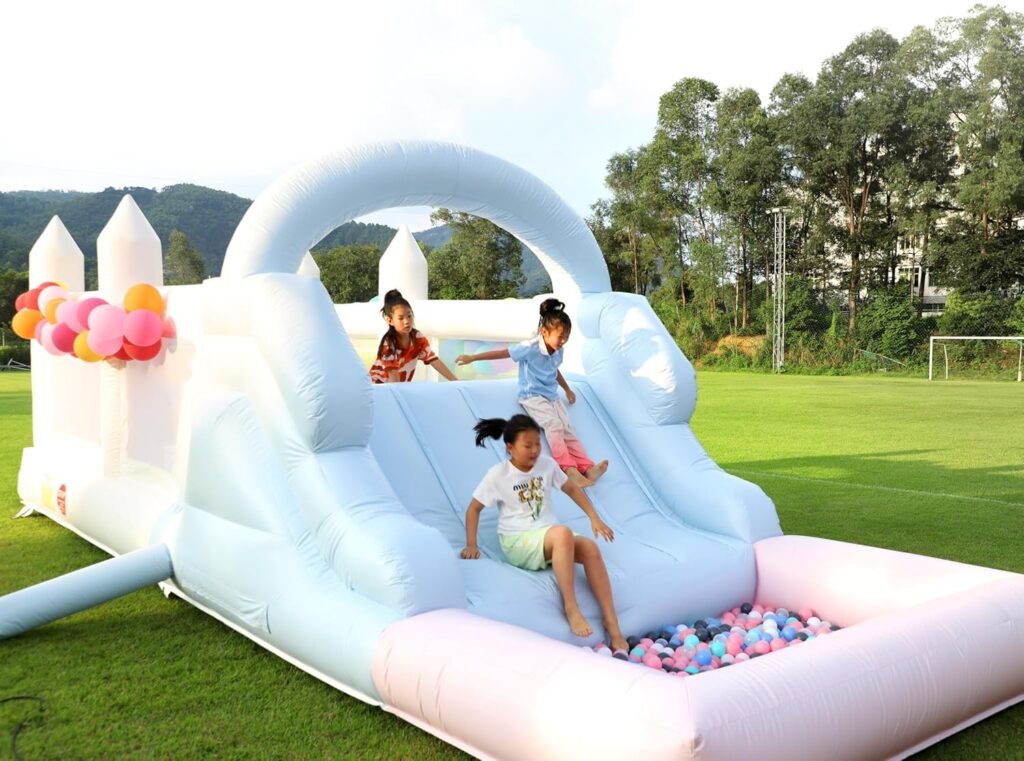 25FT White Bounce House for Adults Kids 100 PVC Commerial.jpg