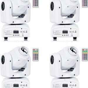 4PCS Moving Head Lights UKing White 4PCS DJ Moving LED.jpg