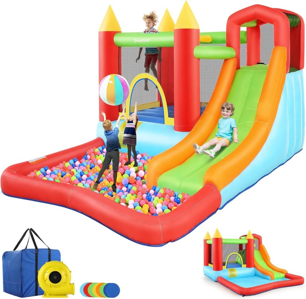 Bounce House for Kids 3 12 Inflatable Bounce Castle with Blower.jpg