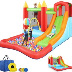 Bounce House for Kids 3 12 Inflatable Bounce Castle with Blower.jpg