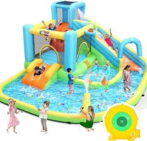 Whubefy Bounce House Water Slide for Kids 3 12 wBlower Waterslide.jpg