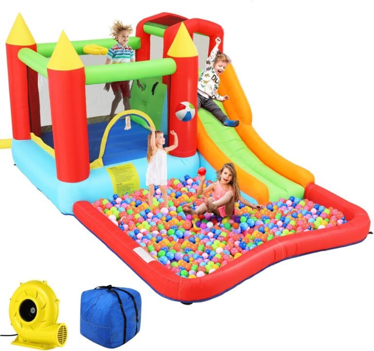 Inflatable Bounce House Jumping Castle with Slide for Kids 3 12.jpg